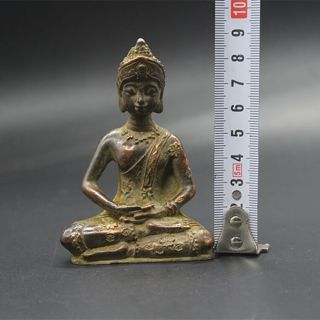 Chinese Tibet Buddha Bronze statue Buddha of Nepal old copper statue 4