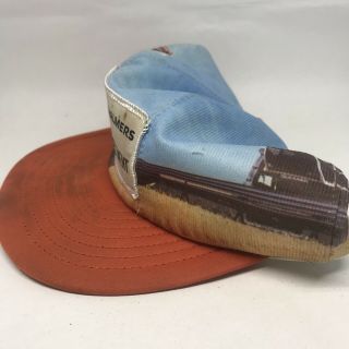 Vintage Allis Chalmers Patch Snapback Trucker Hat Cap 70s VTG Louisville MFG USA 2