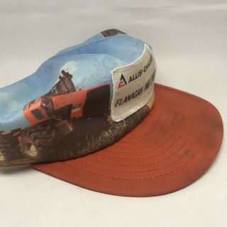 Vintage Allis Chalmers Patch Snapback Trucker Hat Cap 70s VTG Louisville MFG USA 4