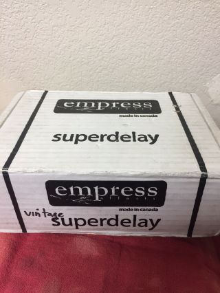 Empress Vintage Modified Superdelay In W/ Box And Supply 6