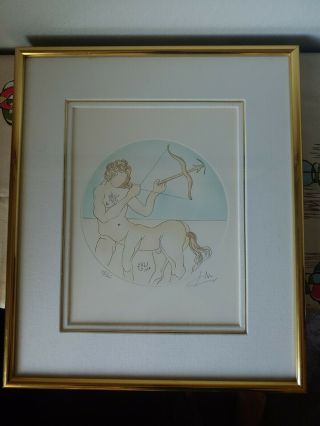 Vintage Art Etching By Salvador Dali Numbered And Signed 2