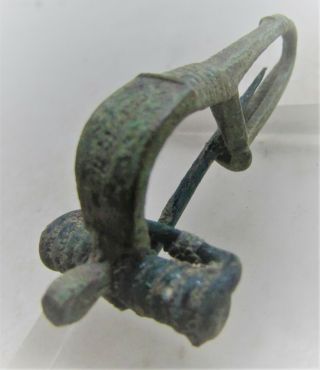Circa 300 - 400ad Roman Era Imperial Bronze Crossbow Brooch Military Artefact