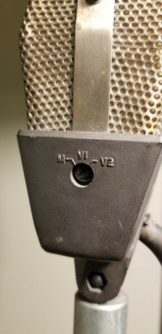 Vintage RCA BK11 Bk - 11 Ribbon Microphone With Cord 9