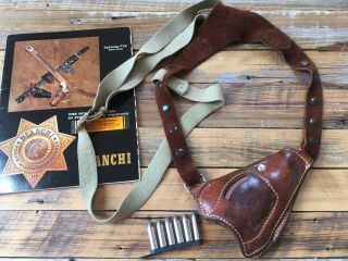 Vintage Bianchi 9r Upside Down Shoelder Holster For S&w K Frame 2 1/2 " Revolver