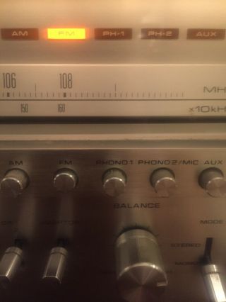 Vintage Pioneer Stereo Receiver Model Sx - 1250 12