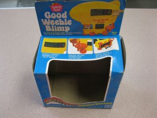 Box Only For A Vintage Hasbro Weeble Wobble Blimp Good Weeble Blimp