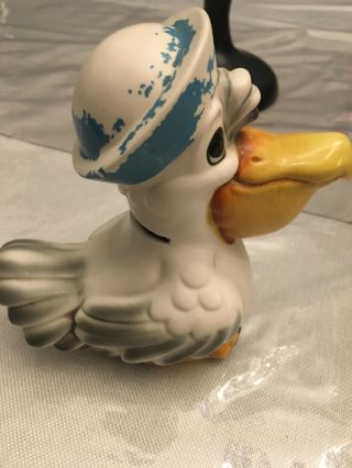 Vintage Norcrest Porcelain Pelican Figurine - No.  Tm 11