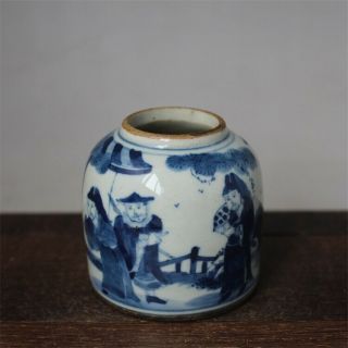 A Chinese Blue and White Porcelain small Vase antique 3