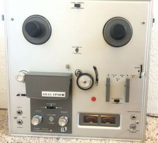 Akai 1710w Reel To Reel Tape Player Recorder Vintage
