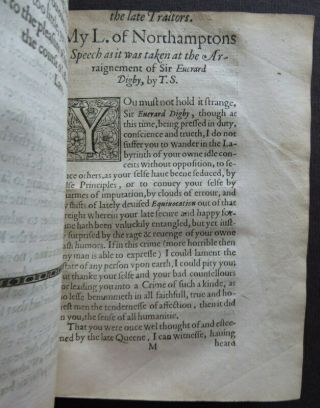 Rare GUNPOWDER PLOT 1606 TRIAL BARBAROUS TRAITORS Catesby FAWKES Henry Garnet 9