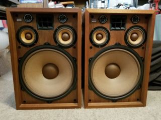 Pair Vintage Pioneer CS - 99A Stereo Speakers 2