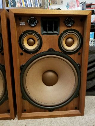 Pair Vintage Pioneer CS - 99A Stereo Speakers 4
