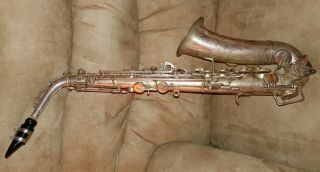 Vintage The Buescher True - Tone Silver Alto Saxophone Serial 274274