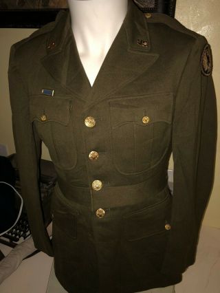 Wwii 15th Air Force Af Class A Jacket With Bullion Patch