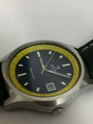 Omega seamaster Big yellow 42mm very rare blue face ref 166.  092 3