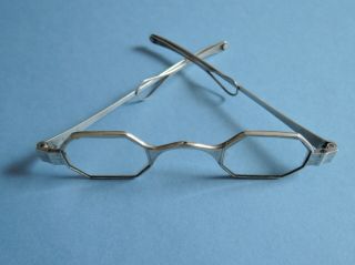 Antique Silver Hexagonal Spectacles - France 1819
