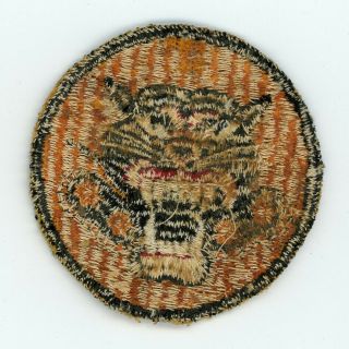 WW2 WWII US Army Tank Destroyer patch SSI EMPTY MOUTH VARIATION 2