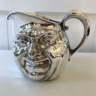 Rare Reed & Barton Silver Plate Sunny Jim Double Face Water Pitcher 5640 4 Pt.