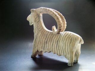 Rare Aldo Londi Bitossi Goat Ram Ibex MCM Decor Italian Ceramic Art Circa 1960 5