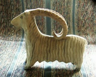 Rare Aldo Londi Bitossi Goat Ram Ibex MCM Decor Italian Ceramic Art Circa 1960 8