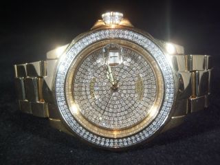 Invicta 3430 Cosc Automatic Chronometer 2.  20 Ctw Diamonds 200 M Men 