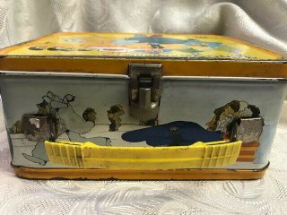 Vintage 1968 Yellow Submarine Metal Lunchbox The Beatles 3