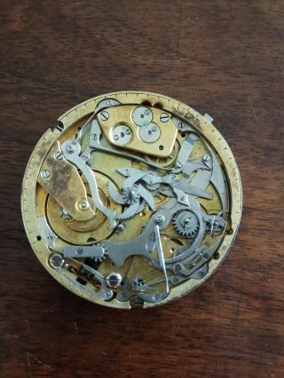 An Antique Minuet Repeating Pocket watch Movement & dial parts 2