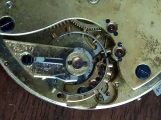 An Antique Minuet Repeating Pocket watch Movement & dial parts 8