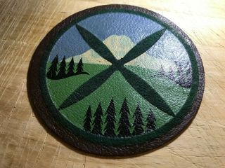 Wwii/ww2 Us Army Air Force Patch - Unknown Airfield/squadron? Leather