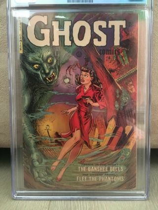 Ghost Comics 1 CGC 5.  0 OW - W Pre - Code Horror Rare PCH 1951 Fiction House GGA 2