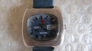 Vintage " Tutima,  Record ",  Automatic Watch,  Gents.  1970 