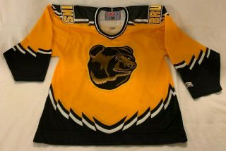 Vintage 90s Nhl Ccm Boston Bruins Jersey Mens M Pooh Bear 1996 - 2006 Blank