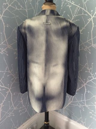 Jean Paul Gaultier 1980’s Rare Iconic Op Art Torso Jacket Size 42 Rare 4