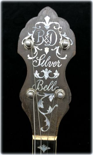 Vintage 1930/31 Bacon & Day B&D Silver Bell N0.  1 Tenor Banjo 3
