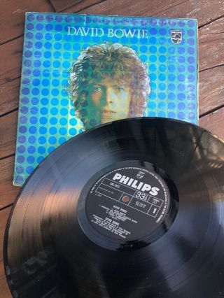 Rare Find David Bowie Self Titled (space Oddity) Philips 1st Press Lp