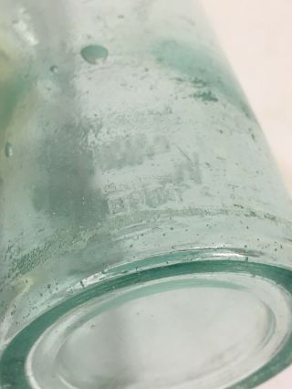 Rare BIEDENHARN CANDY CO VICKSBURG MISS Coca Cola Hutchinson Hutch Soda Bottle 7