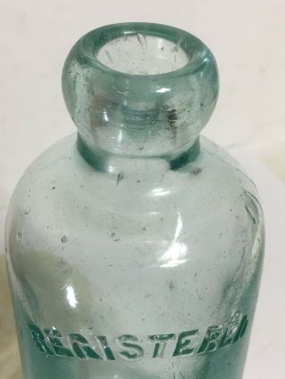 Rare BIEDENHARN CANDY CO VICKSBURG MISS Coca Cola Hutchinson Hutch Soda Bottle 8