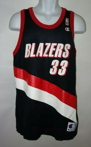 Vintage Champion Scottie Pippen 33 Portland Trail Blazers Nba Jersey Size 44