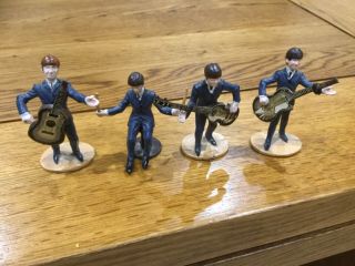 Beatles Memorabilia Subbuteo Vintage Plastic Figures Very Rare