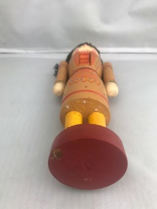 Vintage Nutcracker Indian Native Christmas Branded American 5