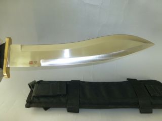 Vintage 80s Al Mar Quest Pathfinder Machete Sword Seki Japan (Watch Video) 12