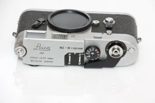 Leica M2 - M chrome camera body - Very Rare 3