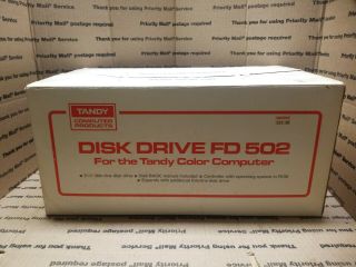 Tandy Fd - 502 Radio Shack Floppy Disk Drive Rare Old Vintage Nos