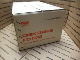 Tandy FD - 502 Radio Shack Floppy Disk Drive RARE old vintage NOS 3