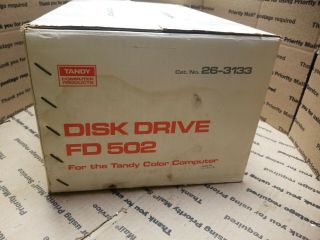 Tandy FD - 502 Radio Shack Floppy Disk Drive RARE old vintage NOS 4