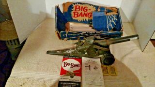 Vintage Conestoga Big Bang 105mm Cannon,  Army Green,  1950 