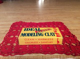 Children ' s Vintage 1940’s - 1950’s,  Ideal Plastic Modeling Clay OLD STOCK 3
