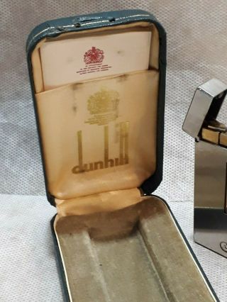 VINTAGE DUNHILL ROLLAGAS GAS LIGHTER SWISS MADE 2