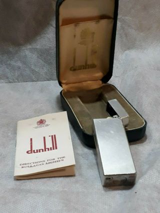 VINTAGE DUNHILL ROLLAGAS GAS LIGHTER SWISS MADE 4