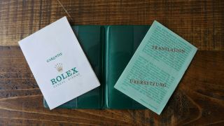 VERY RARE VINTAGE LATE 70s/80s BLANK ROLEX DAYTONA SUB CERTIFICATE GUARANTEE 11